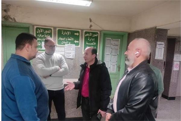 الدكتور حمودة الجزار  خلال الجولة