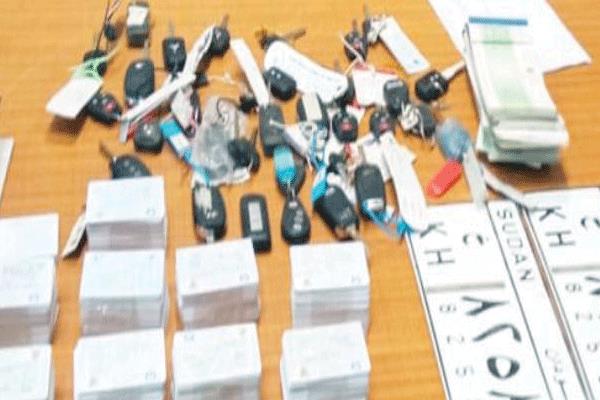 المضبوطات بمطار القاهرة