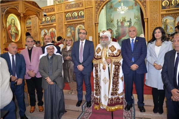  نائب محافظ الإسماعيلية يشهد قُداس عيد الميلاد المجيد
