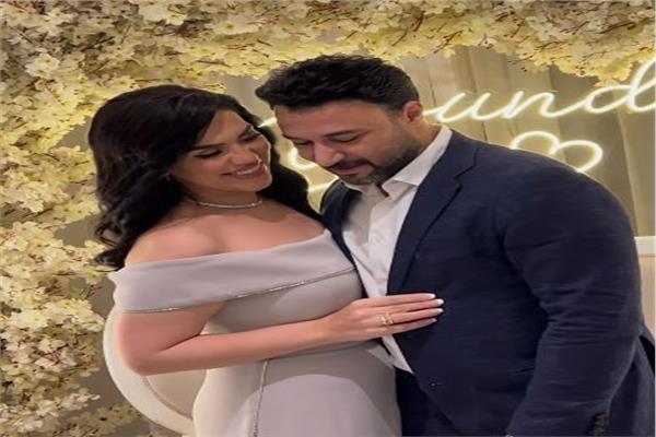 خطوبة مي فاروق ومحمد العمروسي
