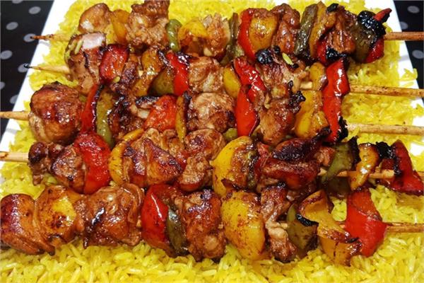 شيش طاووق الدجاج 