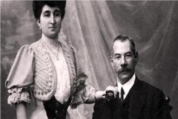 صفية فهمي وزوجها الزعيم سعد زغلول 
