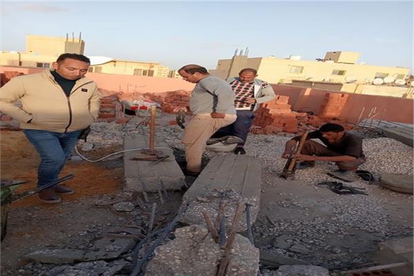 جانب من أعمال الإزالة