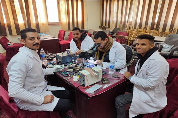  وفد برنامج الأغذية العالمي لمراكز التدريب المهني بسوهاج