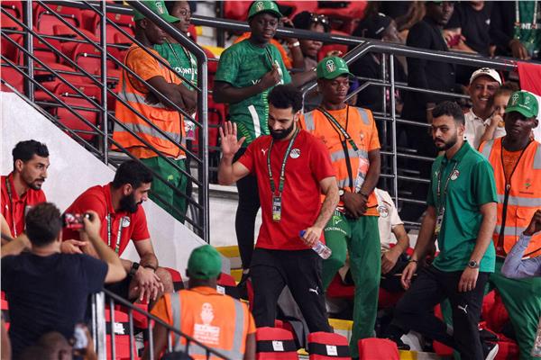 محمد صلاح في المدرجات