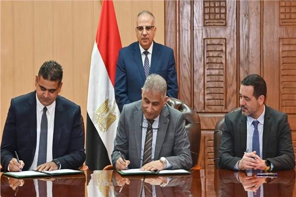 توقيع مذكرة تفاهم بين الري وشركة السويدي الوطنية وشركة روبيكون واتر استراليا 