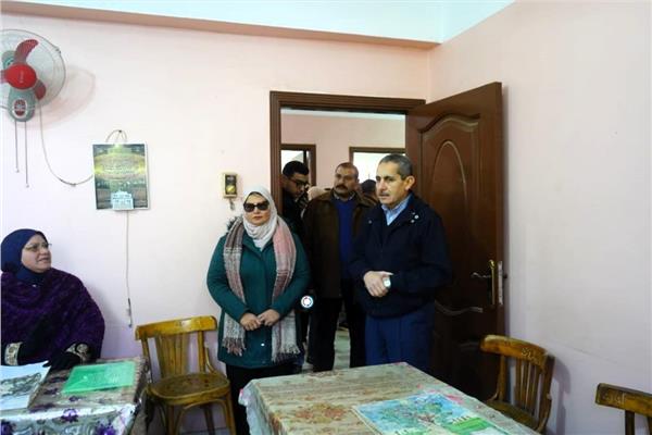 جانب من الجولة الميدانية