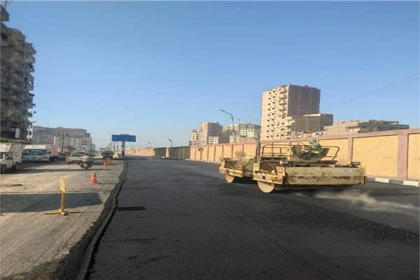 رصف ورفع كفاءة شارع المعهد الديني بالزقازيق