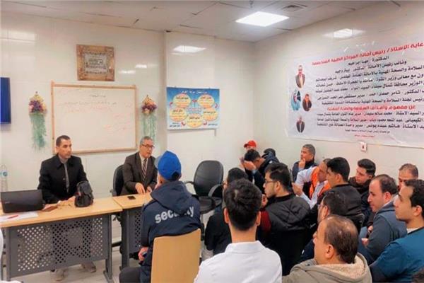 فعاليات الندوة التوعوية فى مجال السلامة والصحة المهنية بمحافظة شمال سيناء