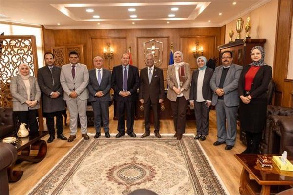 جائزة مصر للتميز الحكومي تتابع أعمال التحكيم الداخلية بجامعة بورسعيد