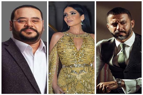 محمد فراج ومنى زكي ومحمد ممدوح