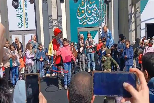 جانب من الفقرات بمعرض الكتاب  