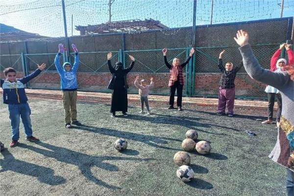 جانب من التدريبات