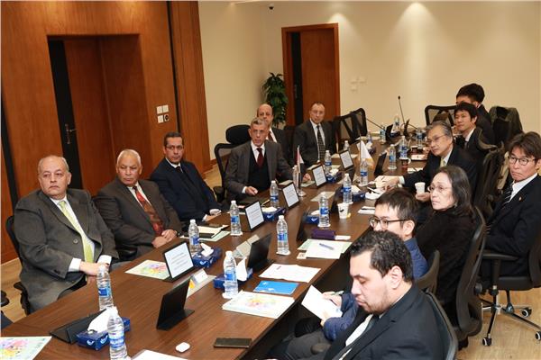 الرئيس التنفيذي لوكالة الفضاء المصرية يستقبل السفير الياباني بالبلاد