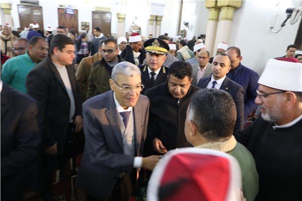محافظ المنيا يشارك فى احتفال الأوقاف بذكرى ليلة الإسراء والمعراج  بمسجد الفولى