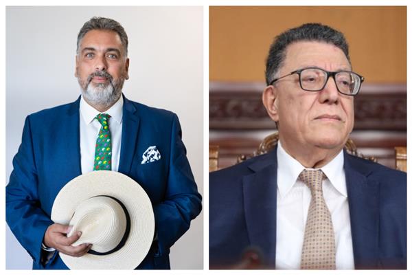 إبراهيم بودربالة و السيّد​ فالنتين سيبريان مونتيان