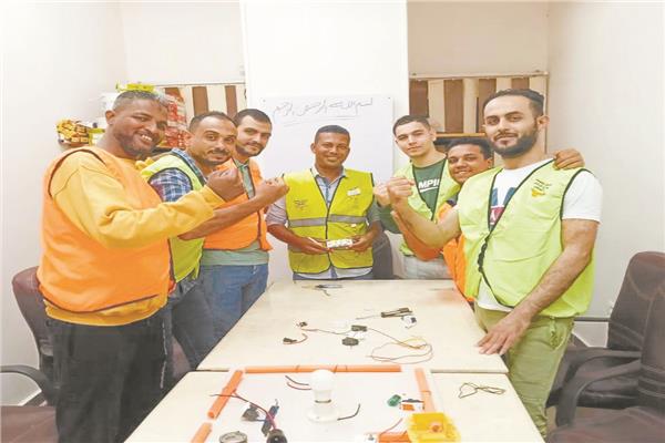 بعض أعضاء فرق صندوق مكافحة وعلاج الإدمان والتعاطي