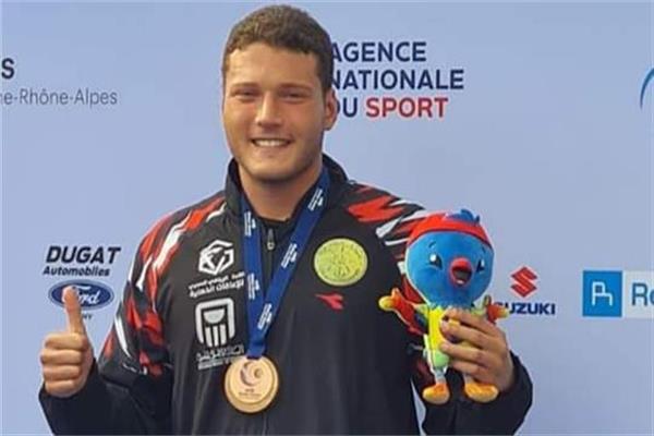  محمد ابوجودة بطل مصر والعالم فى السباحة