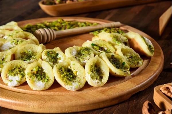 عجينة قطايف بدون خميرة