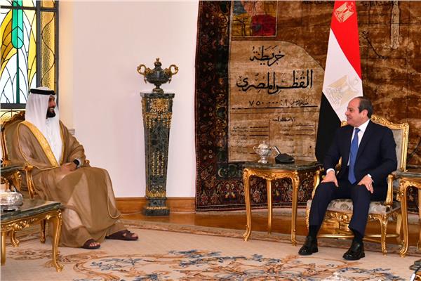 الرئيس السيسي خلال اللقاء