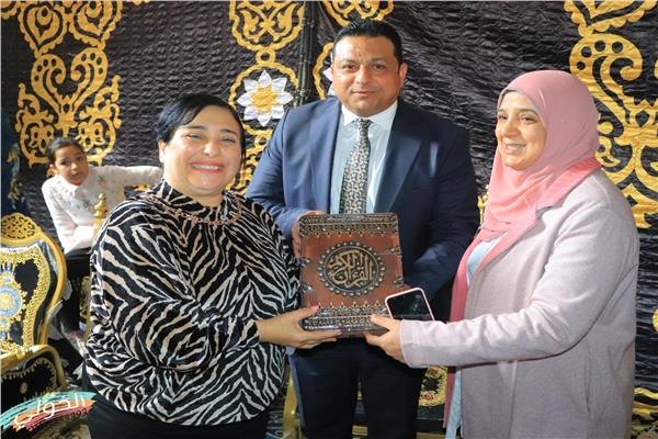 جانب من الاحتفال وتوزيع الجوائز