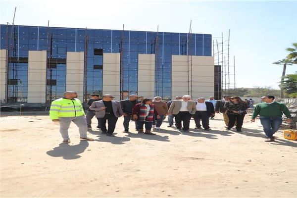 محافظ دمياط تتابع آخر المستجدات بمشروع إنشاء مبنى ديوان