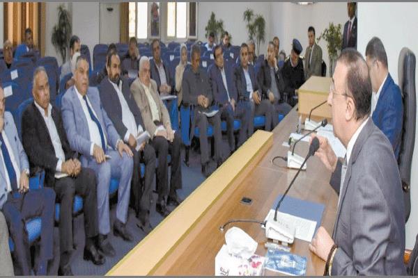 اجتماع عدد من أعضاء الشيوخ والنواب مع محافظ الإسكندرية