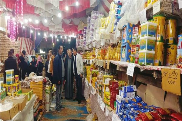 جانب من الحملات التفتيشية بمعارض اهلا رمضان