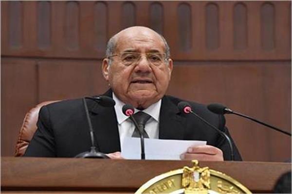 رئيس مجلس الشيوخ  المستشار عبد الوهاب عبد الرازق