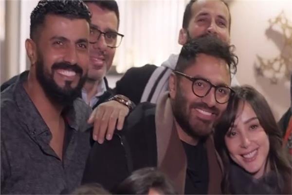 تامر حسني وبسمة بوسيل 