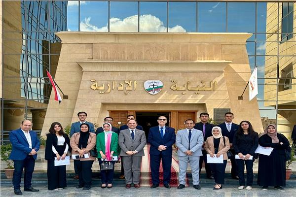 قيادات هيئة النيابة الإدارية والوفد الضيف