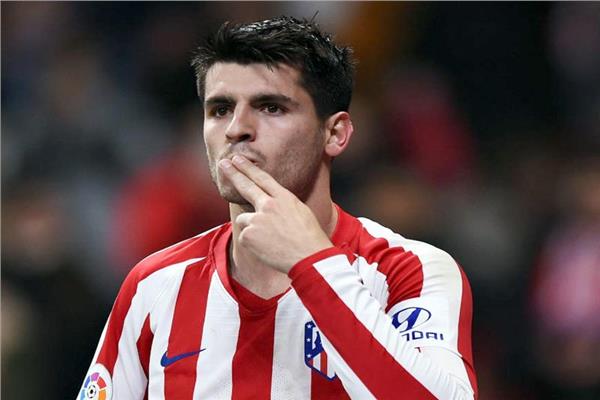 مهاجم أتلتيكو مدريد ألفارو موراتا 