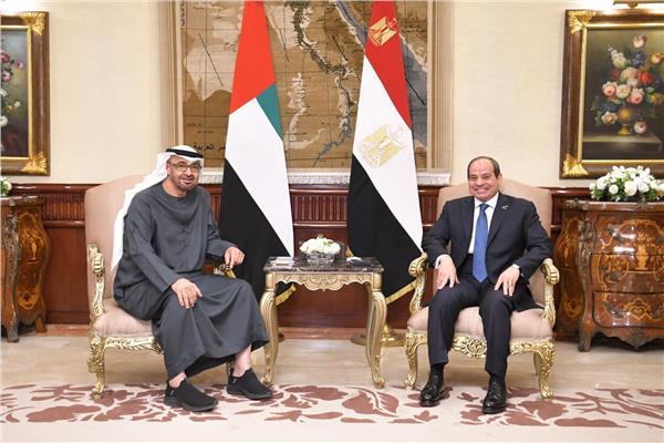  الرئيس السيسي يستقبل نظيره الإماراتي