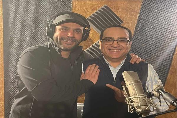 الموسيقار محمود طلعت ومحمد عادل إمام
