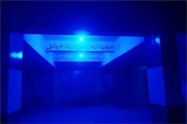 مدارس الشرقية تتزين باللون الأزرق