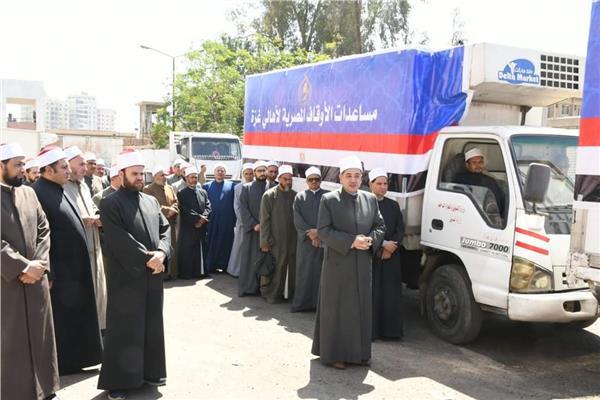 دفعة مساعدات ثالثة من لحوم صكوك الإطعام لغزة