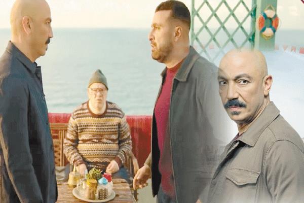  طارق لطفى مع أحمد السقا فى مشهد من مسلسل «العتاولة»