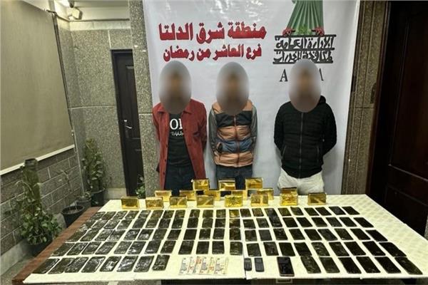  ضبط 4 متهمين بحوزتهم 40 كيلو من مخدر الحشيش