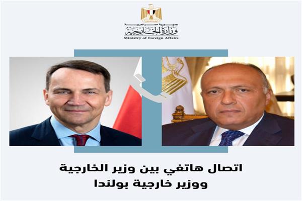 وزير الخارجية ونظيره البولندي