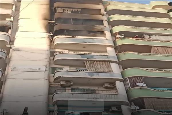 حريق في شقة سكنية بعقار غرب الإسكندرية