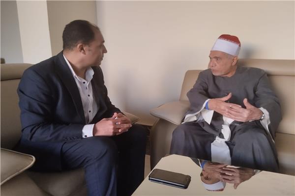 الشيخ محمد حشاد نقيب المقرئين ومحرر بوابة اخبار اليوم