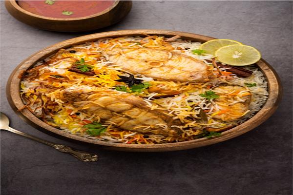  كبسة السمك بالأرز البسمتي