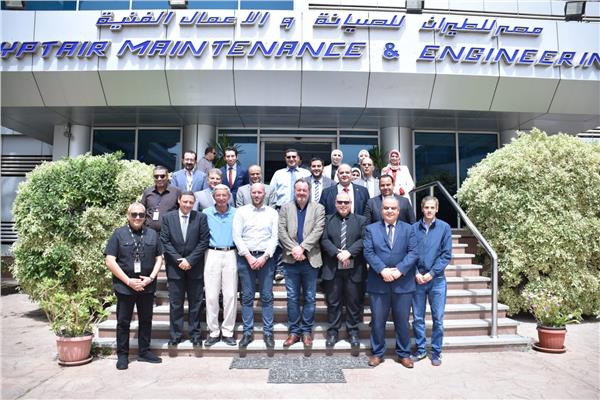 قيادات مصر للطيران والوكالة الأوروبية 