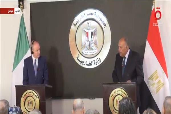 وزير الخارجية ونظيره الايرلندي 