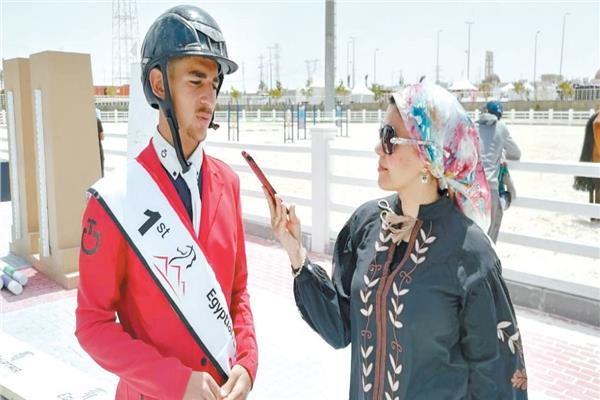 الفارس إسماعيل برعى يتحدث لمحررة «أخبار اليوم»