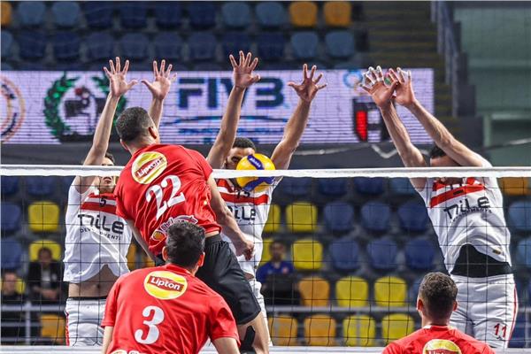 مباراة سابقة بين الأهلي والزمالك للطائرة
