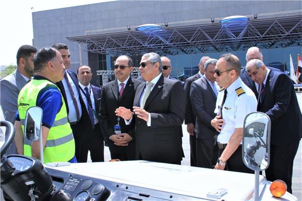 فعاليات الاحتفال بانضمام أحدث أجهزة ومعدات الخدمات الأرضية