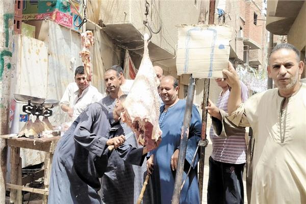 تراجع أسعار اللحوم فى محلات الجزارة بالفيوم