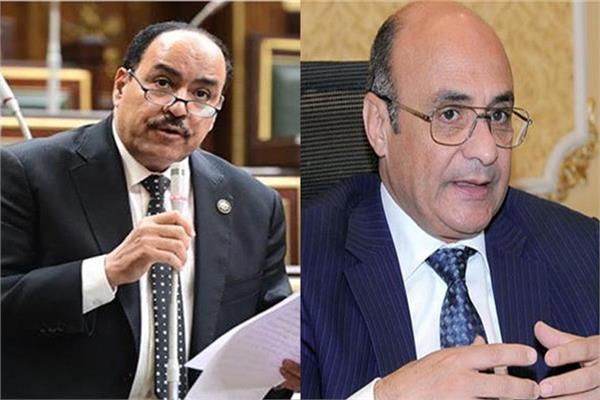 المستشار عمر مروان وزير العدل والنائب أحمد قورة