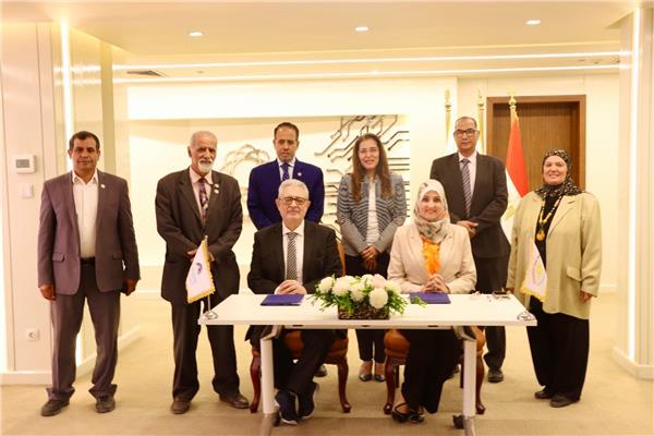 معهد بحوث الإلكترونيات يوقع بروتوكول تعاون مع الاتحاد العربي للتنمية المُستدامة